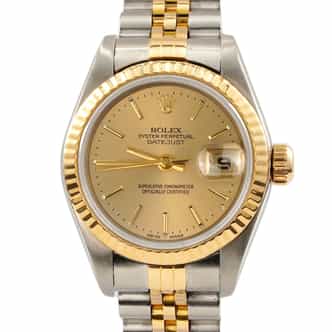 Ladies Rolex Two-Tone 18K/SS Datejust with Gold Champagne Dial (SKU F291516AMT)