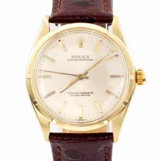 Mens Rolex 14k Yellow Gold Oyster Perpetual 1003 Watch with Rolex Papers (SKU 2531540AMT)