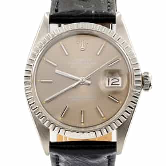 Mens Rolex Stainless Steel Datejust Watch Ref. 16030 Brownish Slate Dial (SKU 8193870AMT)