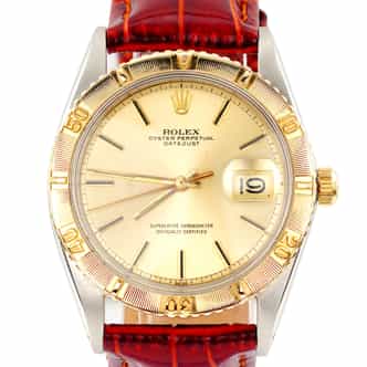 Vintage Mens Rolex Two-Tone Datejust Turn-O-Graph Watch 1625 (SKU 2692794AMT)