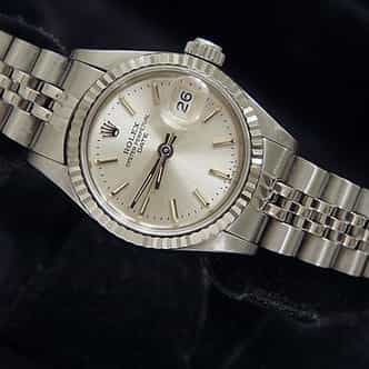 Ladies Rolex Stainless Steel Date Silver  69174 (SKU 8460465MT)