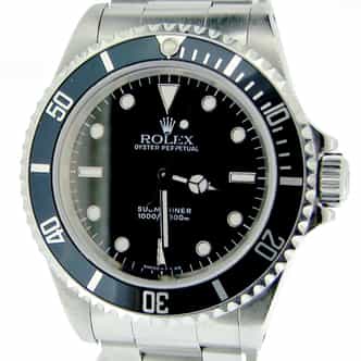 Mens Rolex Stainless Steel Submariner Black  14060 (SKU S247995BCMT)