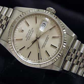 Mens Rolex Stainless Steel Datejust Silver  16234 (SKU S559385MT)