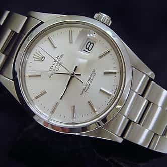 Mens Rolex Stainless Steel Date Silver  15000 (SKU 7075968MT)