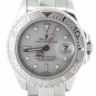 Ladies Rolex Stainless Steel & Platinum Yacht-Master  169622 (SKU Y295340AMT)