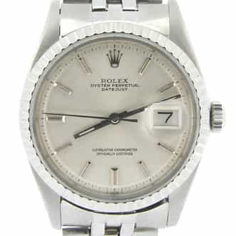Mens Rolex Stainless Steel Datejust Silver  1603 (SKU 3872622NMT)
