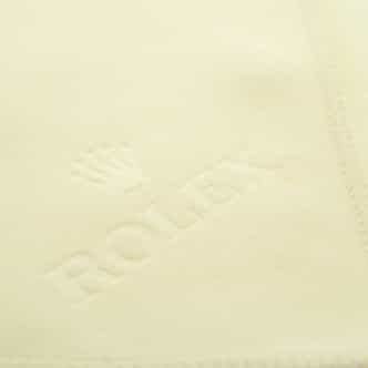 New Rolex White Cream Watch Cleaning Polishing Cloth (SKU ROLPOLCLON)