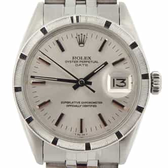 Mens Rolex Stainless Steel Date Silver  1501 (SKU 1304160NMT)