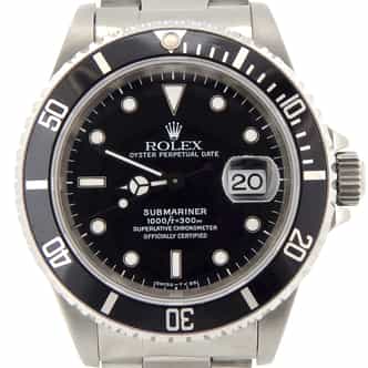 Mens Rolex Stainless Steel Submariner Black  16610 (SKU T821868NNBCMT)