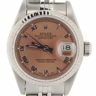 Ladies Rolex Stainless Steel Datejust Salmon Roman 69174 (SKU 8772828NJUBMT)
