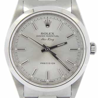 Mens Rolex Stainless Steel Air-King Silver  14000 (SKU U119962MCMT)