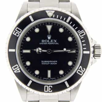 Mens Rolex Stainless Steel Submariner Black  14060M (SKU D898684NMT)