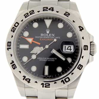 Mens Rolex Stainless Steel Explorer II 42mm Black 216570 (SKU G464473MT)