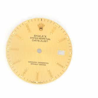 Pre Owned Mens Rolex Gold Tapestry Datejust Dial  (SKU DIAL0003)