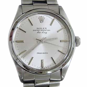 Mens Rolex Stainless Steel Air-King Silver 5500 (SKU 5018102CMT)