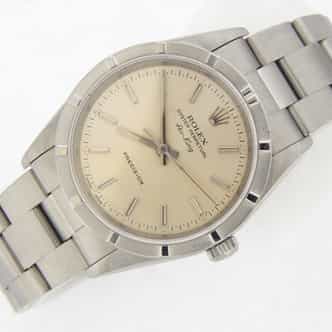 Mens Rolex Stainless Steel Air-King Silver 14010 (SKU X528072AMT)