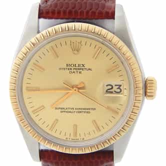 Mens Rolex Two-Tone 14K/SS Date Champagne 1505 (SKU 3647495AMT)