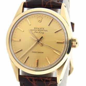 Vintage Mens Rolex 14K Gold Shell Air-King Watch 5520 (SKU 5534438LAMT)