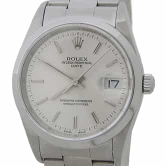 Mens Rolex Stainless Steel Date Silver 15200 (SKU K242133AMT)