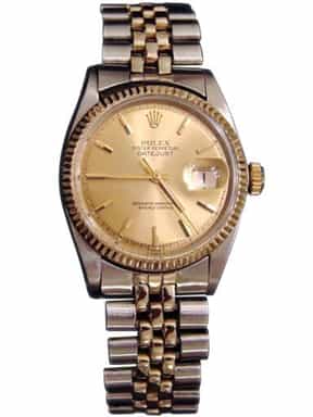 Mens Rolex Two-Tone 14K/SS Datejust Champagne  1601 (SKU 1003804MT)