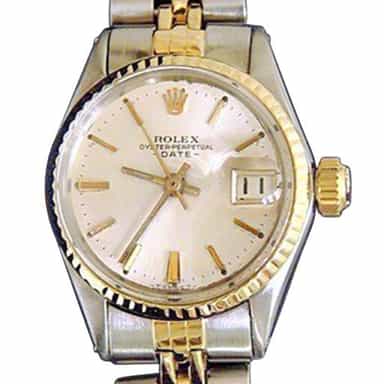 Ladies Rolex Two-Tone 14K/SS Date Silver  6517 (SKU 1624972MT)