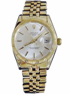 Mens Rolex 14K Yellow Gold Date Silver 1503 (SKU 2361090BMT)