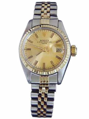 Ladies Rolex Two-Tone 14K/SS Date Watch 6917 with Gold Champagne Dial (SKU 5926209MT)