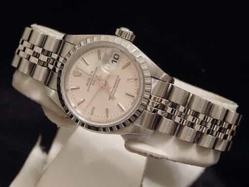Ladies Rolex Stainless Steel Date Silver  79240 (SKU A384208MT)