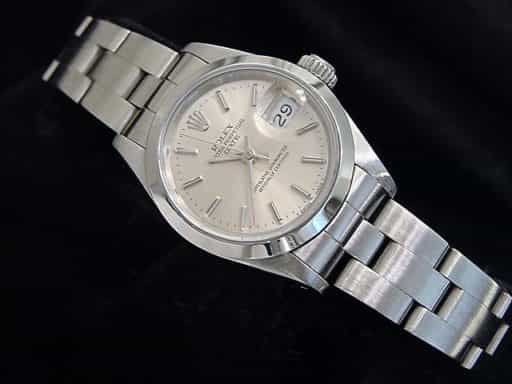 Ladies Rolex Stainless Steel Date Silver  69160 (SKU S146047MT)