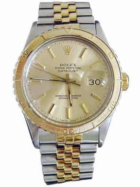 Mens Rolex Two-Tone 14K/SS Datejust Turn-O-Graph Champagne  16253 (SKU DJ331111MT)