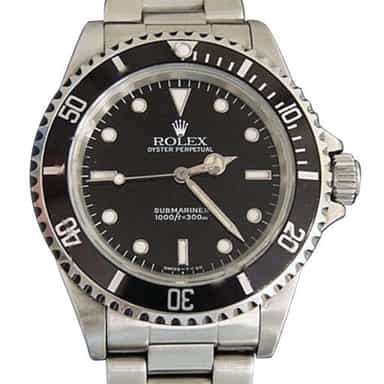 Mens Rolex Stainless Steel Submariner Black  14060 (SKU U632070NNBCMT)