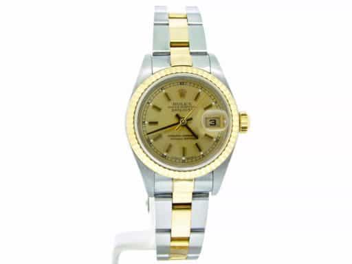 Ladies Rolex Two-Tone 18K/SS Datejust Champagne  79173 (SKU K143064MT)