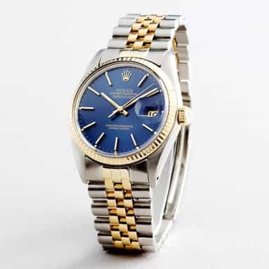 Mens Rolex Two-Tone 18K/SS Datejust Blue  16013 (SKU 8881511MT)