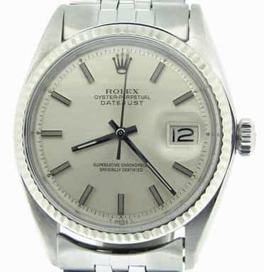 Mens Rolex Stainless Steel Datejust Silver 1601 (SKU 5278879BCMT)