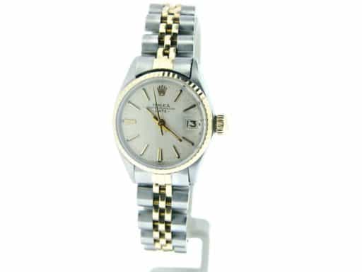 Ladies Rolex Two-Tone 14K/SS Date Silver  6517 (SKU 1817063MT)