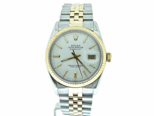 Mens Rolex Two-Tone Datejust White  16013 (SKU B8225404MT)