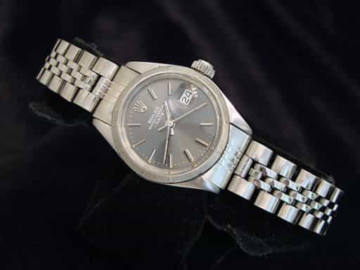 Ladies Rolex Stainless Steel Date Gray Slate  6916 (SKU 3567675MT)