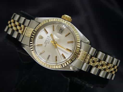 Ladies Rolex Two-Tone 14K/SS Date Watch with Silver Dial Ref 6917 (SKU 5638520MT)