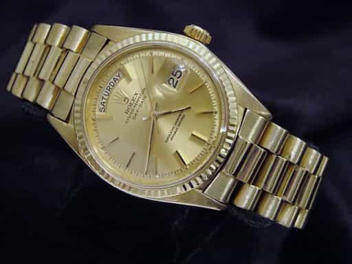 Mens Rolex 18K Gold Day-Date President Champagne  1803 (SKU 1370251MT)