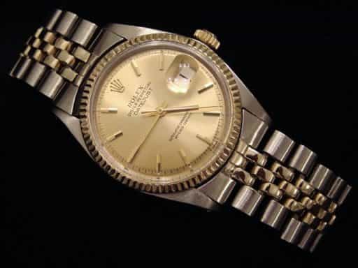 Mens Rolex Two-Tone 14K/SS Datejust Champagne  1601 (SKU 1003804MT)