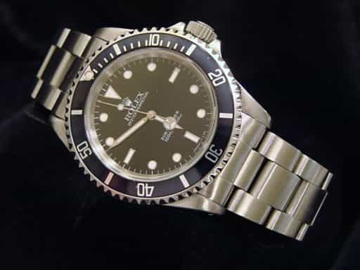 Mens Rolex Stainless Steel Submariner Black  14060 (SKU T500577NNBCMT)