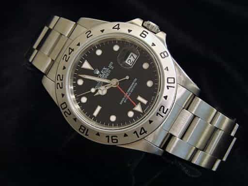 Mens Rolex Stainless Steel Explorer II Black  16570 (SKU U191068MT)