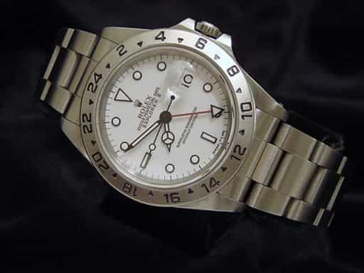 Mens Rolex Stainless Steel Explorer II White  16570 (SKU E699749MT)