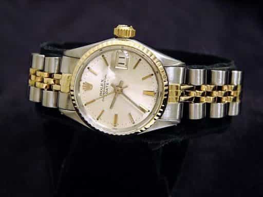 Ladies Rolex Two-Tone 14K/SS Date Silver  6517 (SKU 1624972MT)