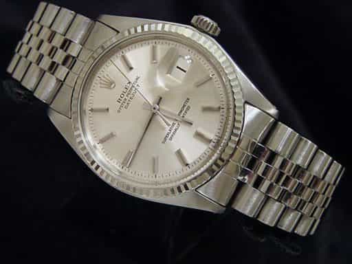 Mens Rolex Stainless Steel Datejust Silver  1601 (SKU DJ221111MT)