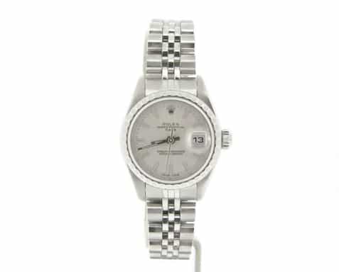 Ladies Rolex Stainless Steel Date Silver  79240 (SKU Y938732NMT)