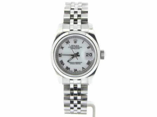 Ladies Rolex Stainless Steel Datejust White Roman 179160 (SKU Z487450AMT)