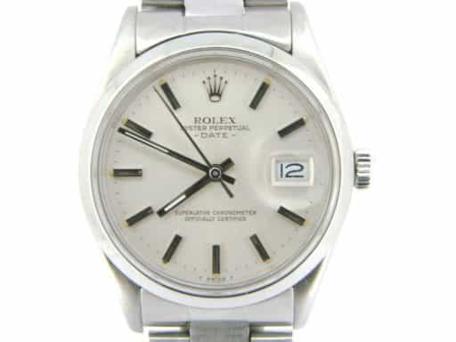Mens Rolex Stainless Steel Date Silver  15000 (SKU 7488963MT)