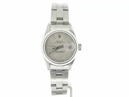Ladies Rolex Stainless Steel Date Silver  69160 (SKU U815662NMT)