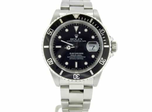 Mens Rolex Stainless Steel Submariner Black  16610 (SKU R819818NNBCMT)